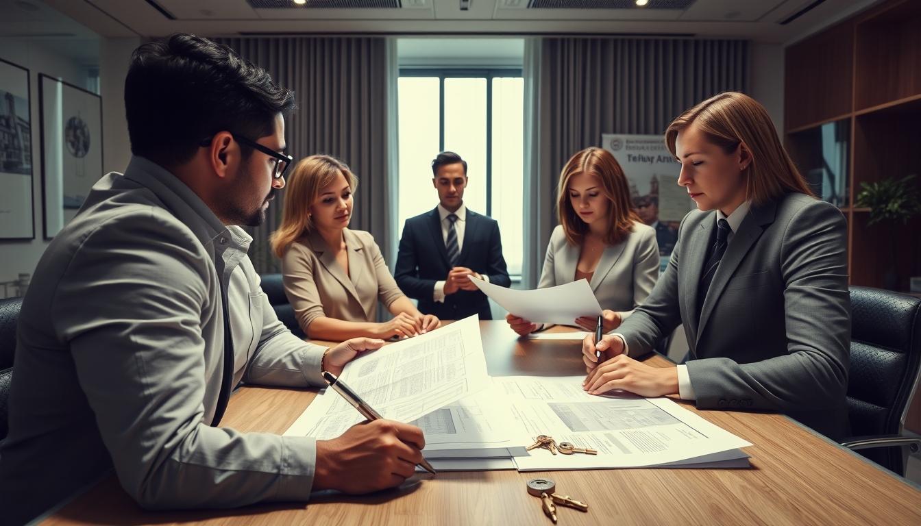 Privacy and information handling for property transaction support